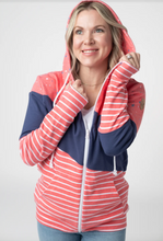 Load image into Gallery viewer, Pre-Order Colorblock Fullzip - Liberty Stars, Navy, and Stripes Trio