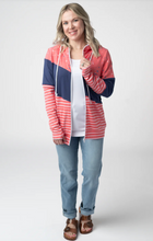 Load image into Gallery viewer, Pre-Order Colorblock Fullzip - Liberty Stars, Navy, and Stripes Trio