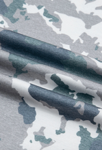 Load image into Gallery viewer, Pre-Order Brown Camouflage Print Contrast Lace-up Raw Edge Pocketed Loose Pants