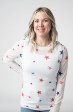 Load image into Gallery viewer, Pre-Order Stars Mesh Long Sleeve Top