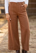 Load image into Gallery viewer, Pre-Order Thai Curry Scalloped Edge Pocket Full-Length Pant