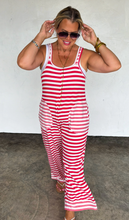 Load image into Gallery viewer, Pre-Order Ricki Terry Stripe Romper