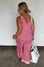 Load image into Gallery viewer, Pre-Order Ricki Terry Stripe Romper