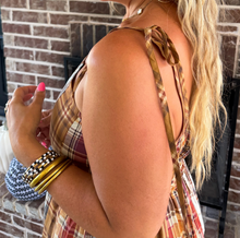 Load image into Gallery viewer, Pre-Order Ashford Plaid Maxi Dress