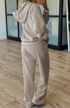 Load image into Gallery viewer, Pre-Order Jet Stream Half Zip Thumbhole Sleeve Hoodie Active Pants 2pcs Outfit