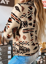 Load image into Gallery viewer, Pre-Order Western Aztec Half Zip Plush Sweatshirts