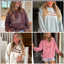 Load image into Gallery viewer, Pre-Order Embroidered Rodeo Sweatshirts