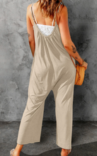 Load image into Gallery viewer, Pre-Order Spaghetti Straps Wide Leg Pocketed Jumpsuits