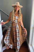 Load image into Gallery viewer, Pre-Order Ashford Plaid Maxi Dress