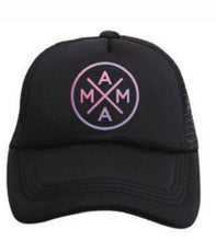Load image into Gallery viewer, Black Mama Trucker Hat