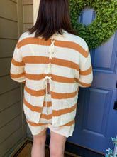 Load image into Gallery viewer, Camel &amp; Cream Lounge Sweater Set