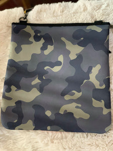 Camo Neoprene Cross Body Bag