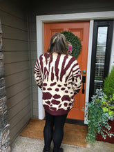 Load image into Gallery viewer, Animal Print Cardigan