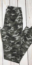Load image into Gallery viewer, Grey Camo Moto Jeggings