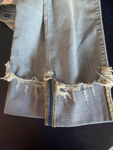 Judy Blue Light Denim Cuff Jeans