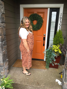 Salmon Polk A Dot Romper