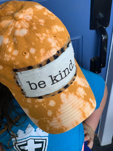 Be Kind Bleached Hat