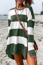 Load image into Gallery viewer, Striped Sweatshirt Tunic