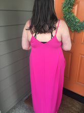 Load image into Gallery viewer, Hot Pink Maxi Dress