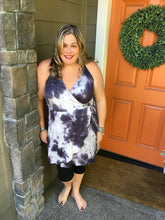 Load image into Gallery viewer, Tie Dye Wrap Racer Back Tunic/Dress