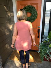 Load image into Gallery viewer, Rose Pink V-Neck Tunic w/Pockets