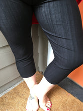 Load image into Gallery viewer, Black Capri Jeggings