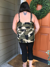 Load image into Gallery viewer, Camo Tank w/Adjustable Straps