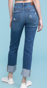 Judy Blue Straight Leg Distressed Jeans