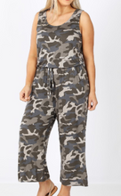 Load image into Gallery viewer, Camo Tank Jumpsuit