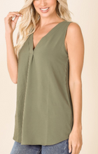 Load image into Gallery viewer, Light Olive Sleeveless Tank