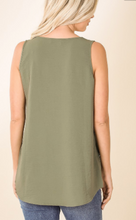 Load image into Gallery viewer, Light Olive Sleeveless Tank