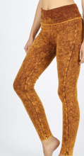 Load image into Gallery viewer, Desert Mustard Mineral Washed Leggings