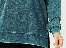 Load image into Gallery viewer, Deep Aqua Mineral Wash Tunic