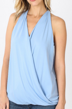 Load image into Gallery viewer, Spring Blue Halter Top