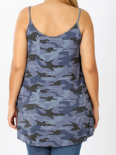 Load image into Gallery viewer, Blue Camo Reversible Tank Top