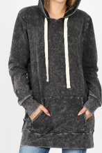 Load image into Gallery viewer, Charcoal Mineral Wash Hoodie