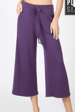 Load image into Gallery viewer, Purple Cropped Lounge Pants