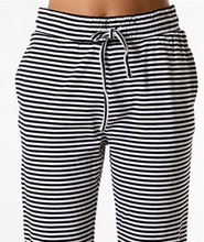 Load image into Gallery viewer, Pre-Order Black &amp; White Pinstripe Joggers