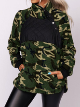 Load image into Gallery viewer, Camo Side Snap Pullover