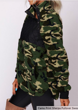 Load image into Gallery viewer, Camo Side Snap Pullover