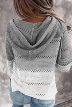Load image into Gallery viewer, Pre-Order Gray Knit Pullover Hoodie
