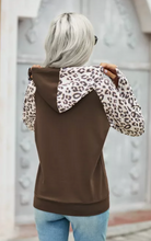 Load image into Gallery viewer, Pre-Order Leopard Patch Work Sweatshirts