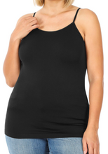 Load image into Gallery viewer, Pre-Order Black Spaghetti Strap Layering Tank Top