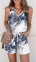 Load image into Gallery viewer, Pre-Order V-Neck Tie Dye Romper