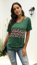 Load image into Gallery viewer, Pre-Order Leopard Accent Knot Top