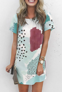 Pre-Order Printed T-Shirt Dress