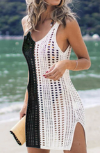 Load image into Gallery viewer, Pre-Order V Neck Hollow-out Sleeveless Beach Cover-up