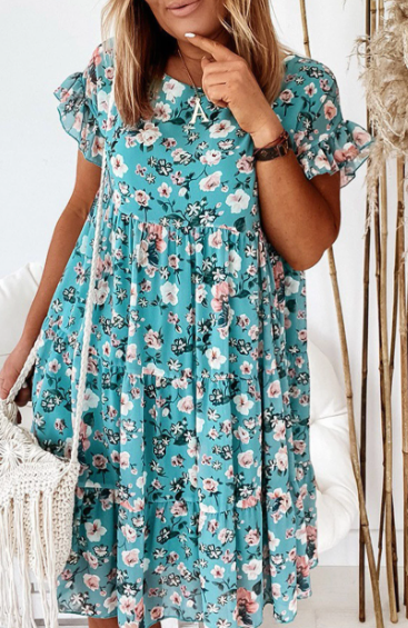 Pre-Order Tiered Floral Dress