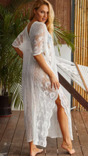Load image into Gallery viewer, Pre-Order White Lace Cover Up