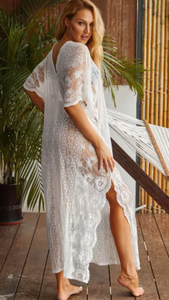 Pre-Order White Lace Cover Up